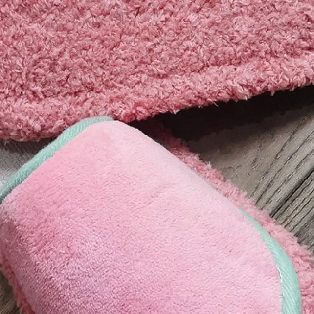 Detachable Microfibre Mop Slippers Washable Soft Floor Mopping Slippers Open Toed Solid Color Lazy Slippers House Floor