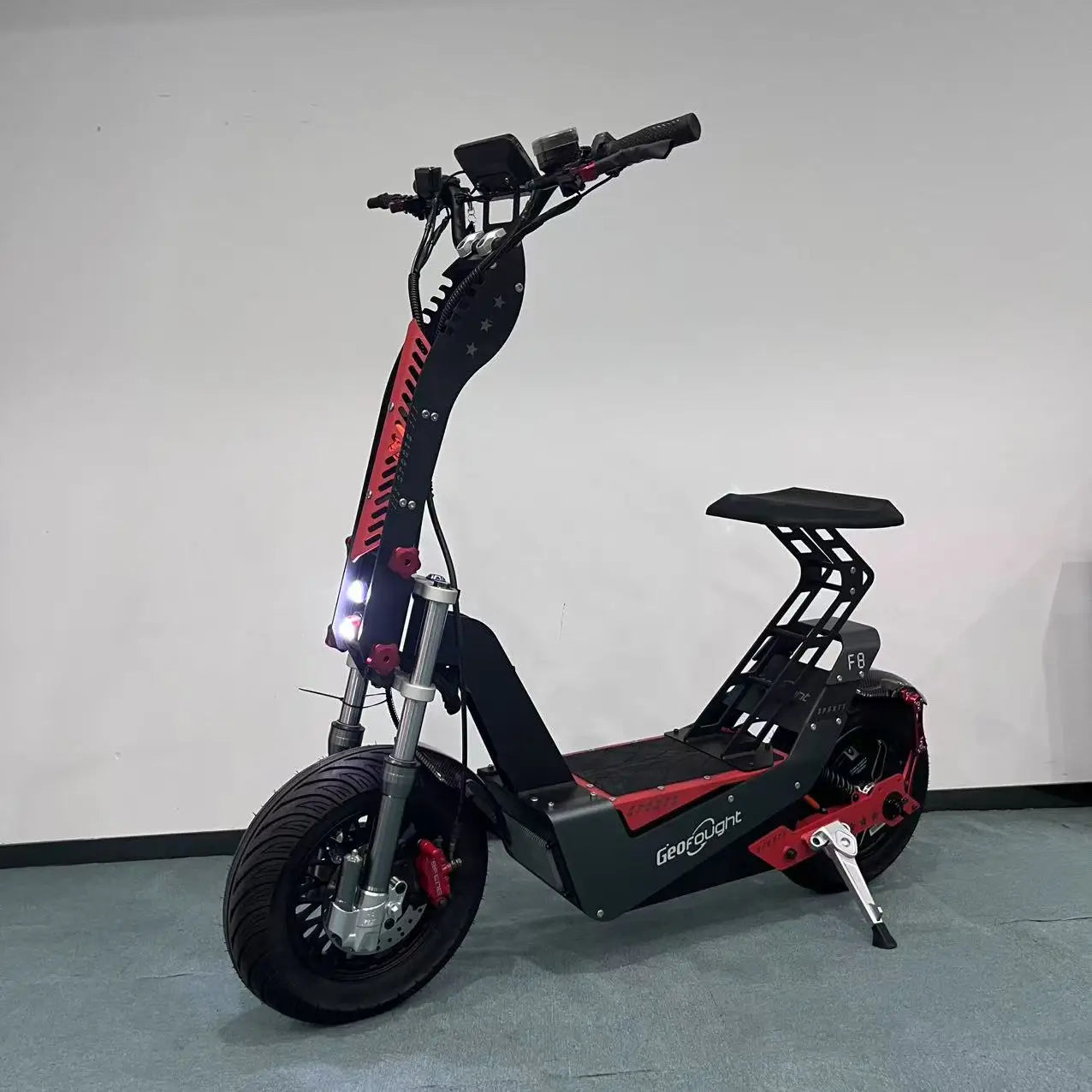 NFC Start 72V 15000W 150A 180A Fast Speed 110-140KMH 70-90MPH Electric Scooter 16 Inch Fat Tire E Scooters with Steering Damper