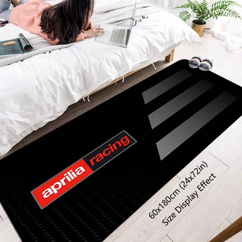 Motorcycles Floor Mat Non-slip Foot Rug Aprilias Racing Hallway Carpet Kitchen Water Absorbed Rugs Bedside Mats Home Decorations