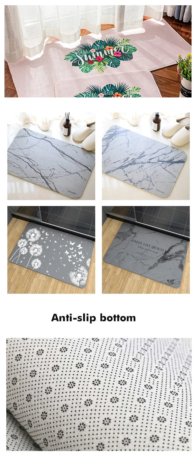 Motorcycles Floor Mat Non-slip Foot Rug Aprilias Racing Hallway Carpet Kitchen Water Absorbed Rugs Bedside Mats Home Decorations