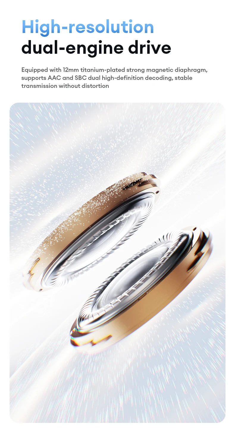 New Lenovo LE209 Wireless Bluetooth Earphone ANC Noise Reduction HiFi Music Bluetooth Headphone 30H Battery Life Gaming Headset