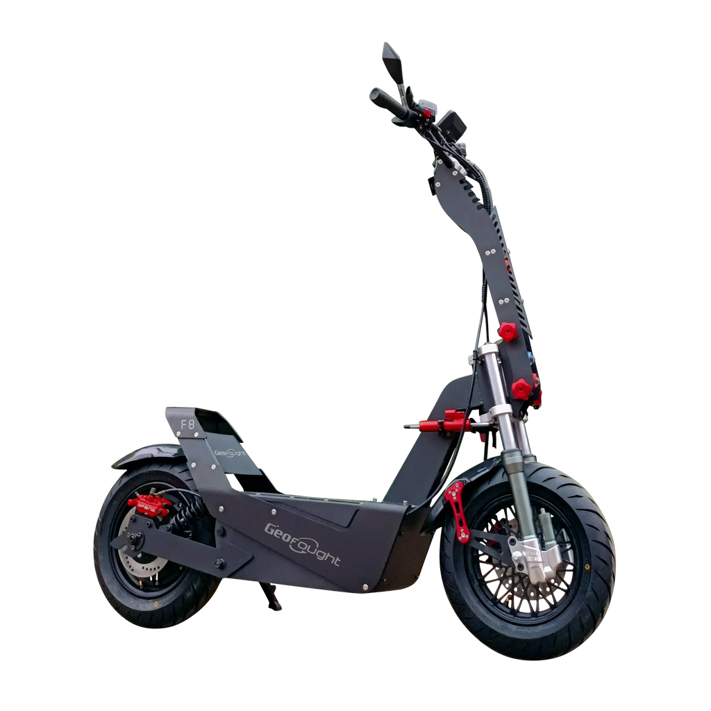 NFC Start 72V 15000W 150A 180A Fast Speed 110-140KMH 70-90MPH Electric Scooter 16 Inch Fat Tire E Scooters with Steering Damper