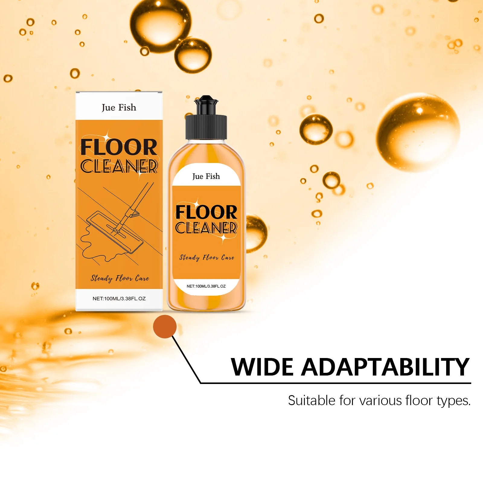 Floor Cleaner is Gentle, Removes Dirt Polishes the Floor and Leaves a Fresh and Fragrant Scent It is Suitable For Wooden Floors