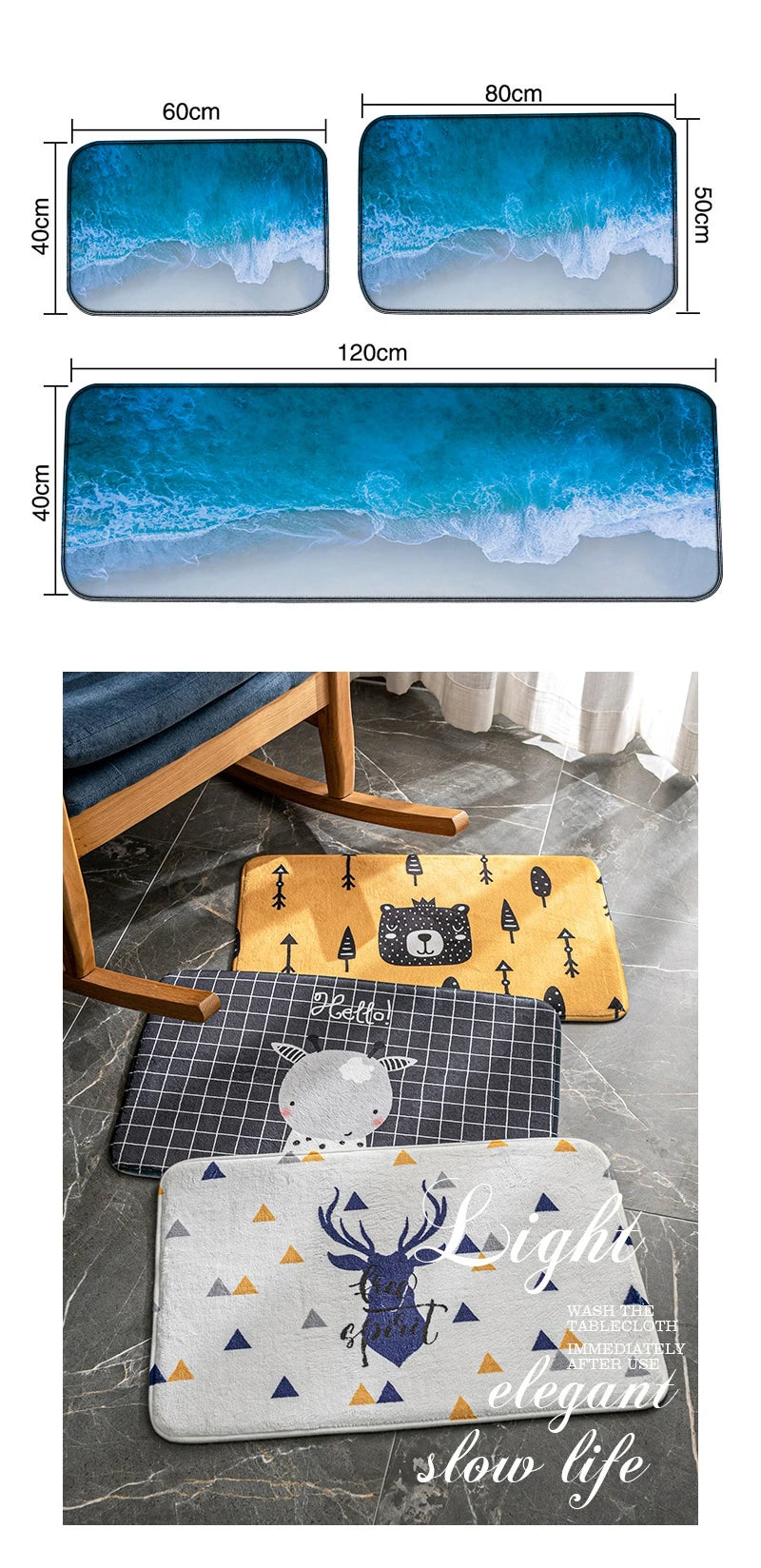 Motorcycles Floor Mat Non-slip Foot Rug Aprilias Racing Hallway Carpet Kitchen Water Absorbed Rugs Bedside Mats Home Decorations