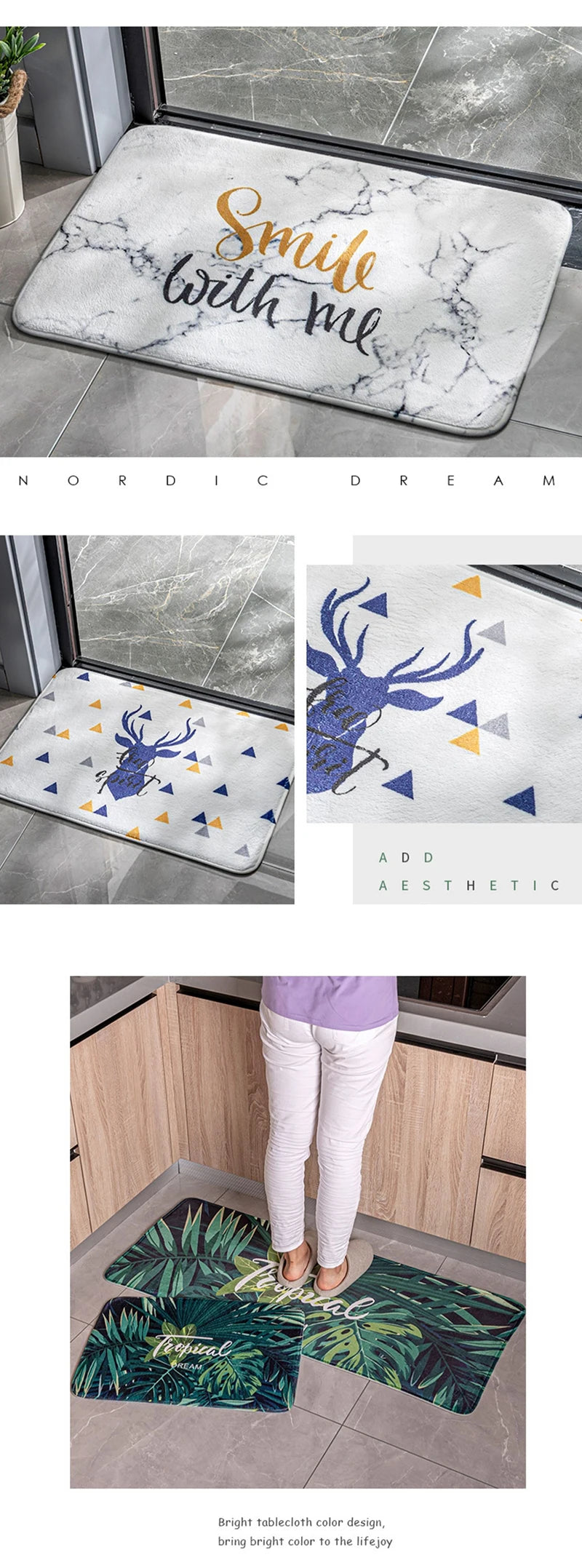 Motorcycles Floor Mat Non-slip Foot Rug Aprilias Racing Hallway Carpet Kitchen Water Absorbed Rugs Bedside Mats Home Decorations