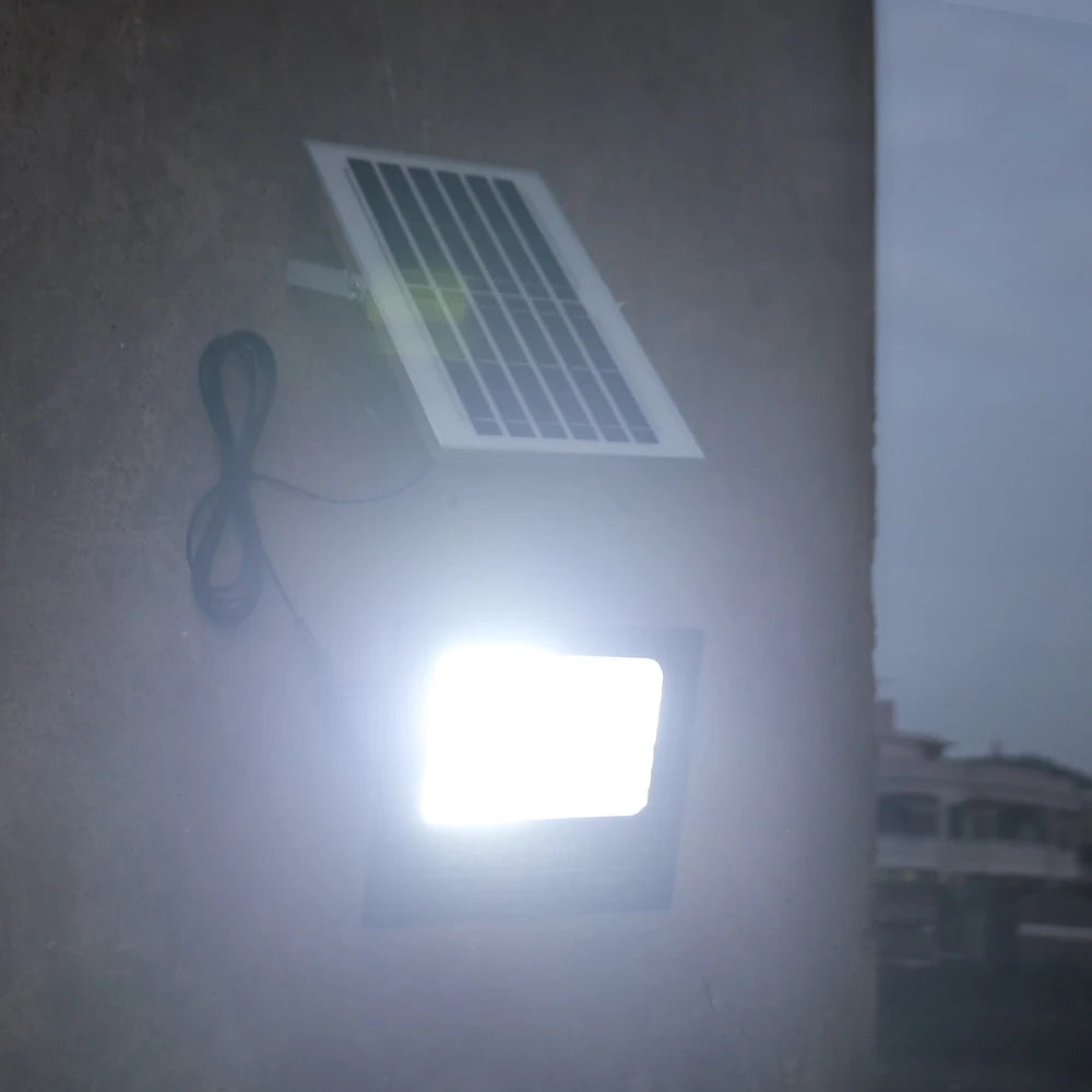 LED Solar Light Flood Lights Outdoor Solar Reflector Spotlights 50w 100w 200w 300w 500w With Remote Control For Garden Street