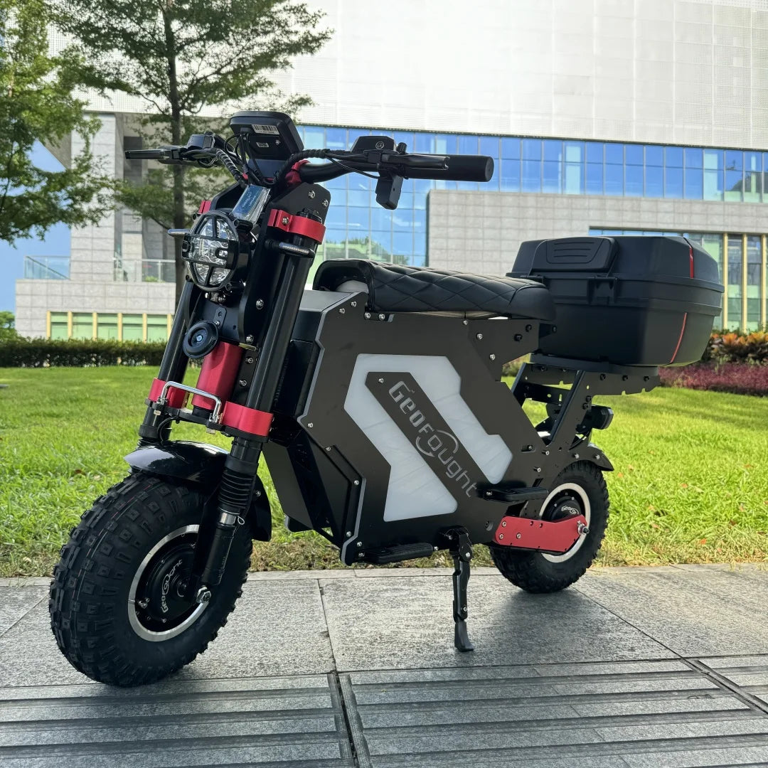 NFC Start 72V 15000W 150A 180A Fast Speed 110-140KMH 70-90MPH Electric Scooter 16 Inch Fat Tire E Scooters with Steering Damper